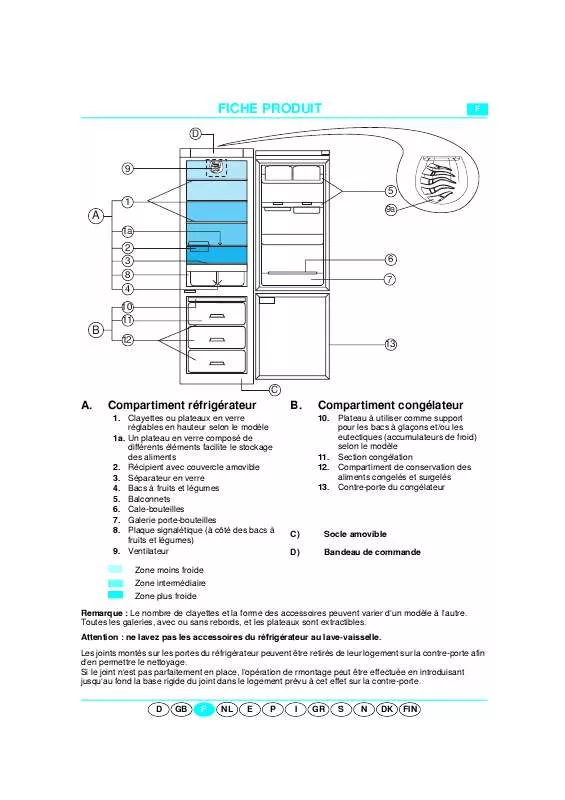 Mode d'emploi WHIRLPOOL KGC 3559/0