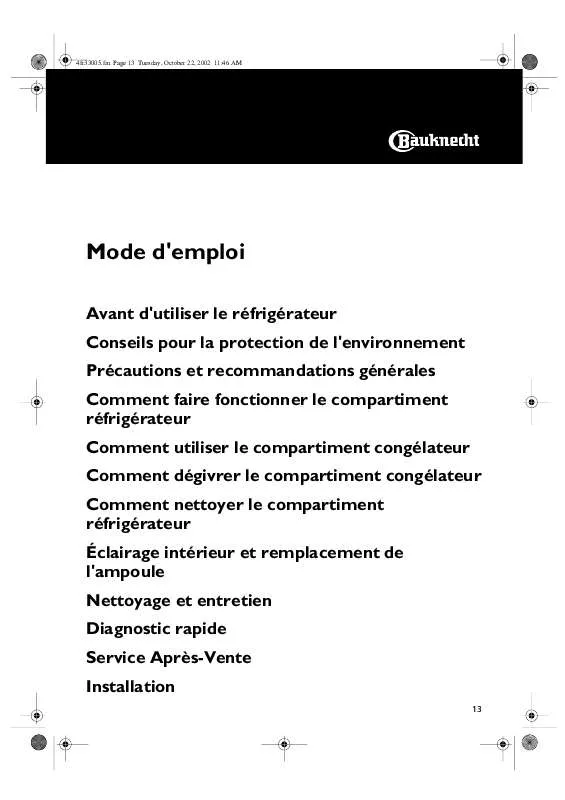 Mode d'emploi WHIRLPOOL KGE 2832/B/1