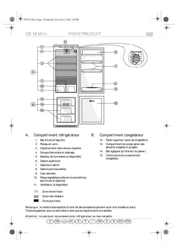 Mode d'emploi WHIRLPOOL KGIK 3100/A