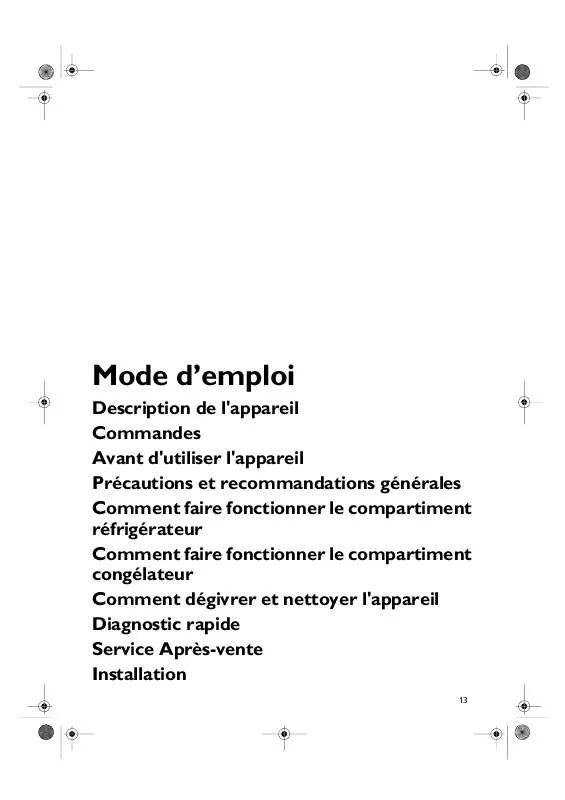 Mode d'emploi WHIRLPOOL KVE 6S700R