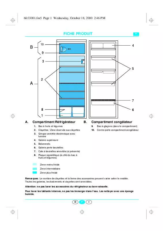 Mode d'emploi WHIRLPOOL KVE2530/A LH