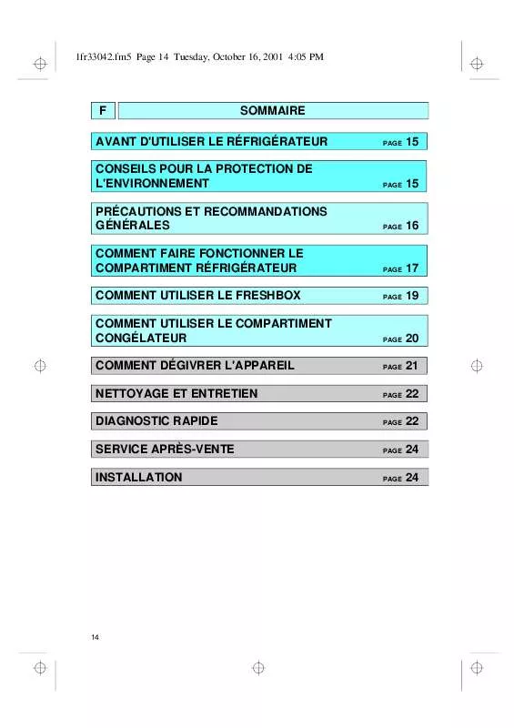 Mode d'emploi WHIRLPOOL KVIF 3029/A RE BK