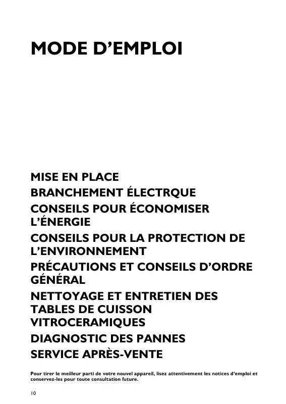 Mode d'emploi WHIRLPOOL MC9HX52TGS