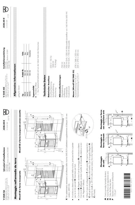 Mode d'emploi WHIRLPOOL MIWELL SEC 538 IN