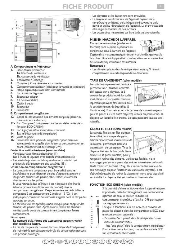 Mode d'emploi WHIRLPOOL SC 3000 BL