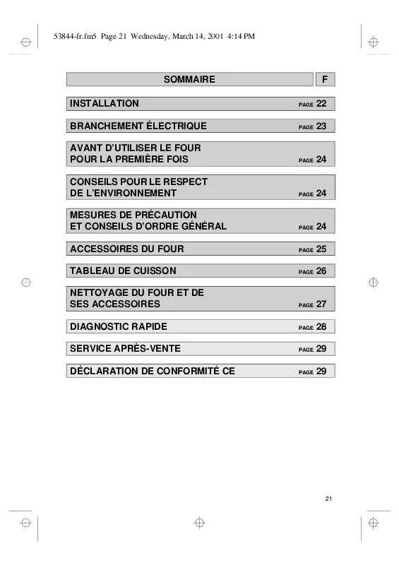 Mode d'emploi WHIRLPOOL SC 904