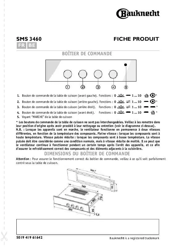 Mode d'emploi WHIRLPOOL SMS 3460 IN-2