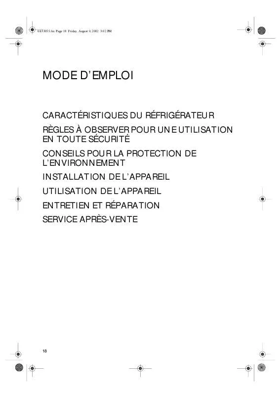 Mode d'emploi WHIRLPOOL TA 153