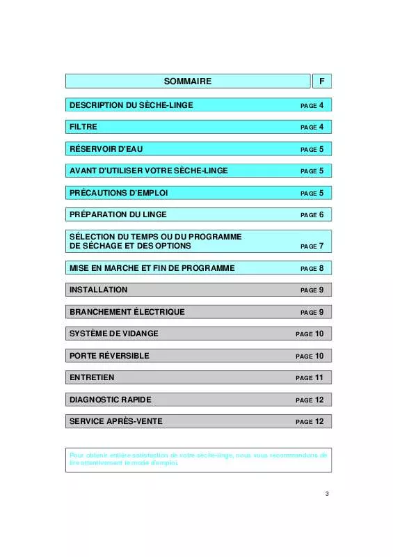 Mode d'emploi WHIRLPOOL TRK 497