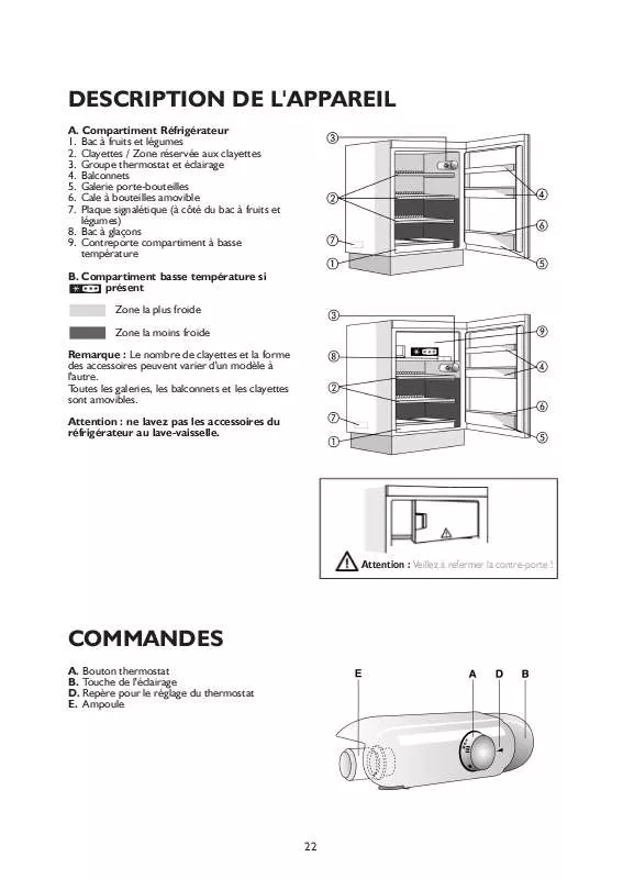 Mode d'emploi WHIRLPOOL UVI 1349/A/1