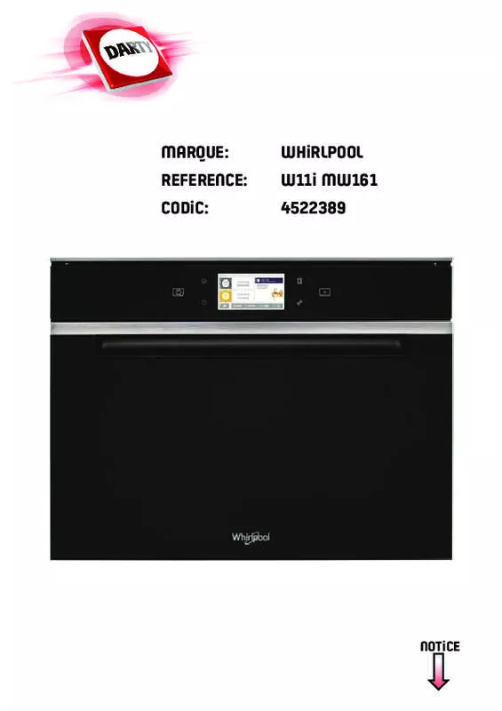 Mode d'emploi WHIRLPOOL W11IMW161