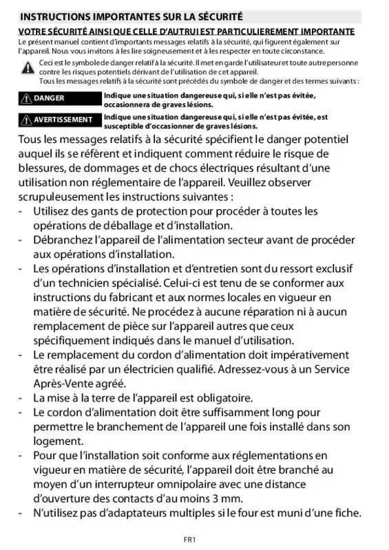 Mode d'emploi WHIRLPOOL W6OM44S1P