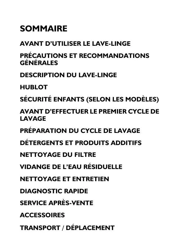 Mode d'emploi WHIRLPOOL WA 5341