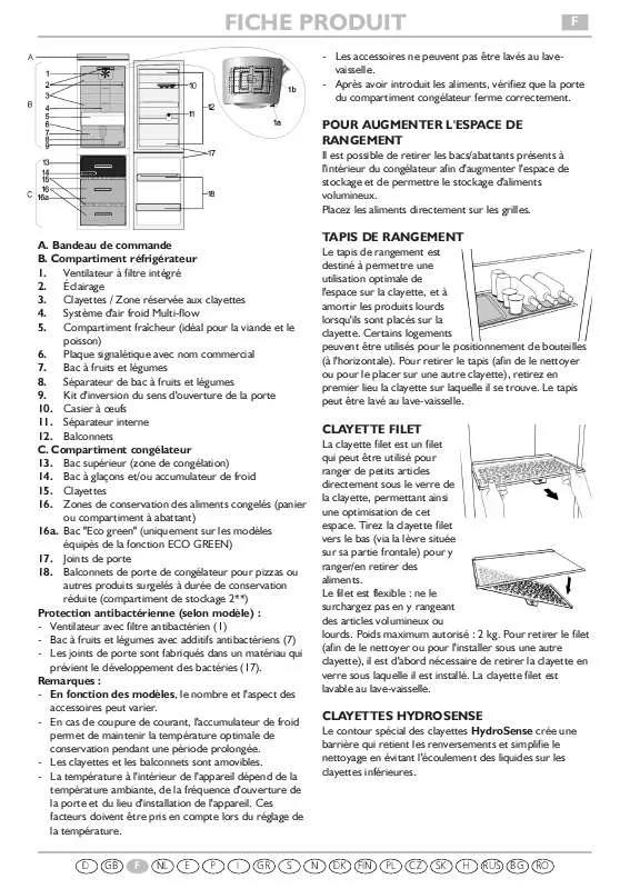 Mode d'emploi WHIRLPOOL WBE3320 A NFWM