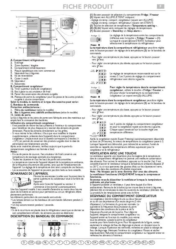 Mode d'emploi WHIRLPOOL WBE34332 A WF