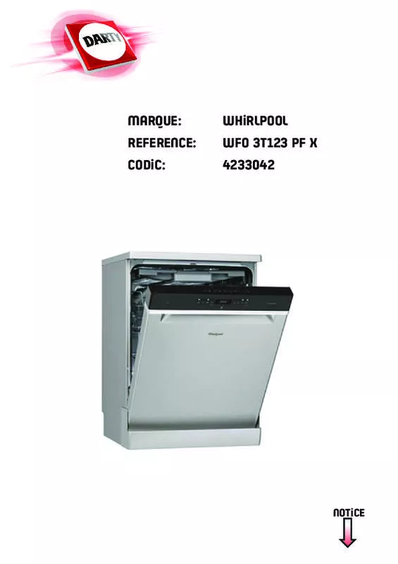 Mode d'emploi WHIRLPOOL WBO3T123PF