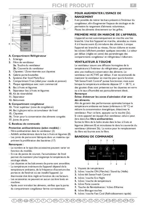 Mode d'emploi WHIRLPOOL WBV33872 NFC IX