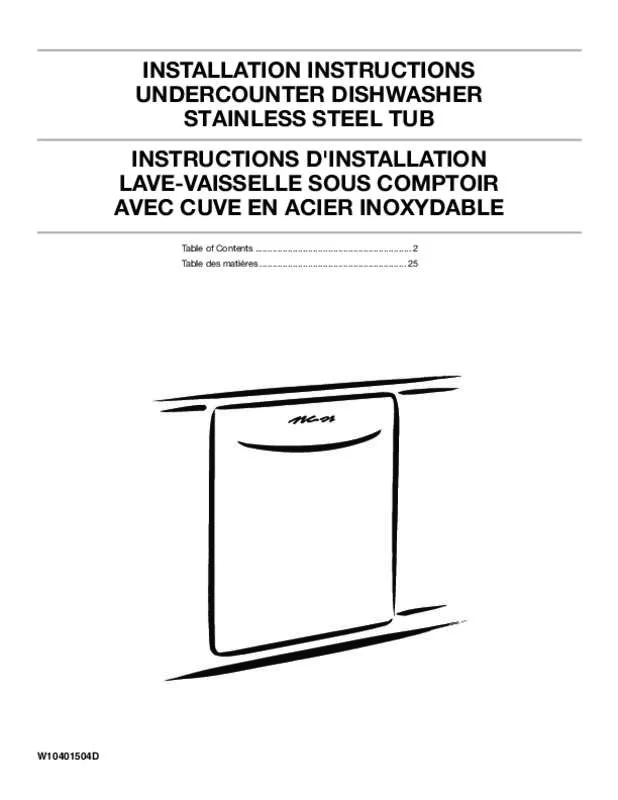 Mode d'emploi WHIRLPOOL WDL785SAAM