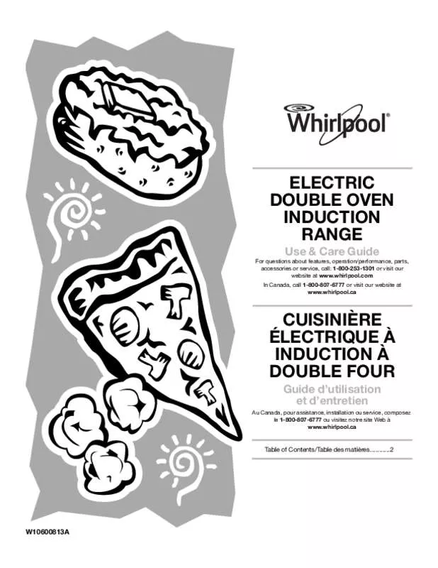 Mode d'emploi WHIRLPOOL WGI925C0BS