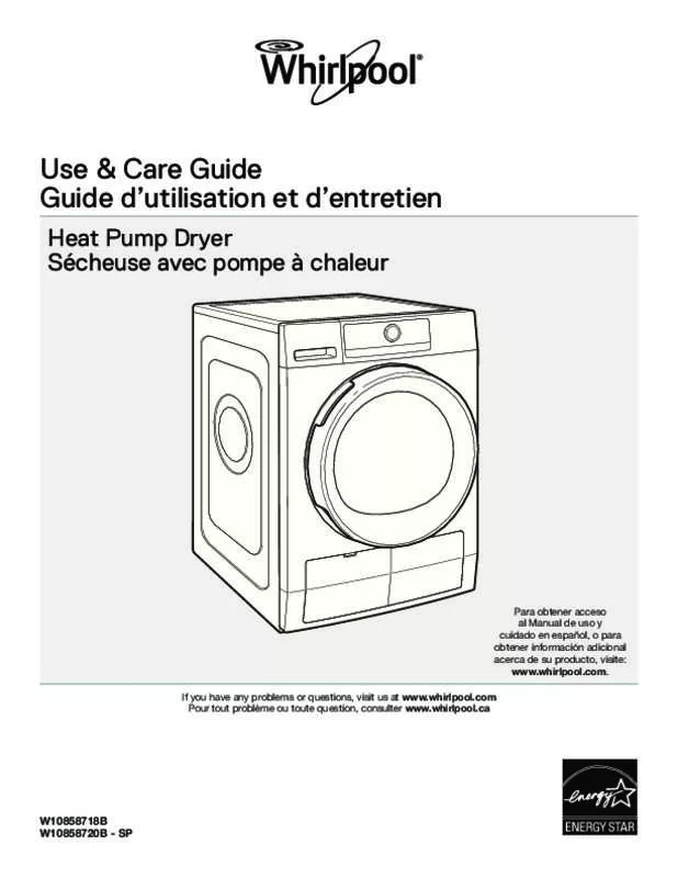 Mode d'emploi WHIRLPOOL WHD3090GW