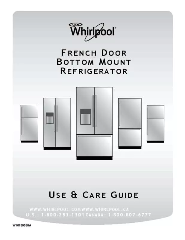 Mode d'emploi WHIRLPOOL WRF757SDEH