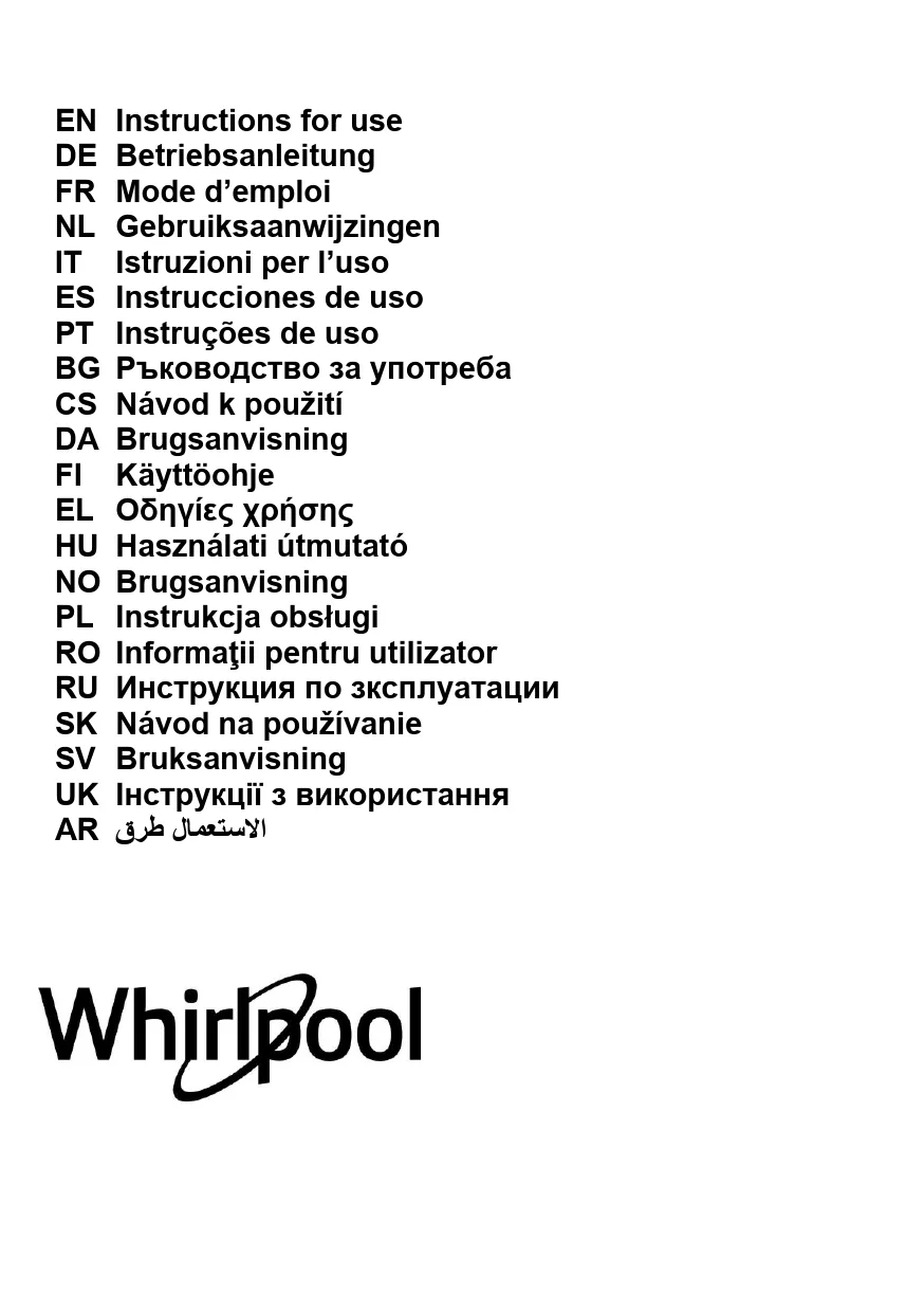 Mode d'emploi WHIRLPOOL WSLK 66/2 AS X