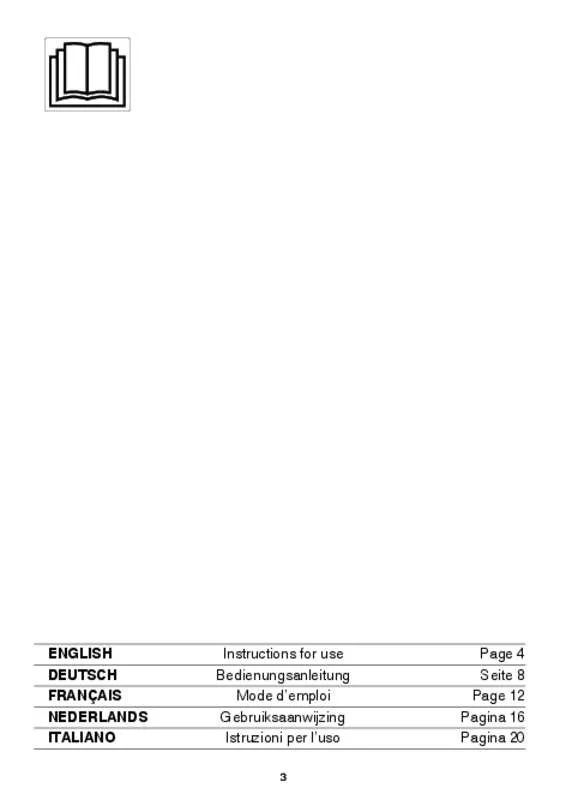 Mode d'emploi WHIRLPOOL WVE2651NFW