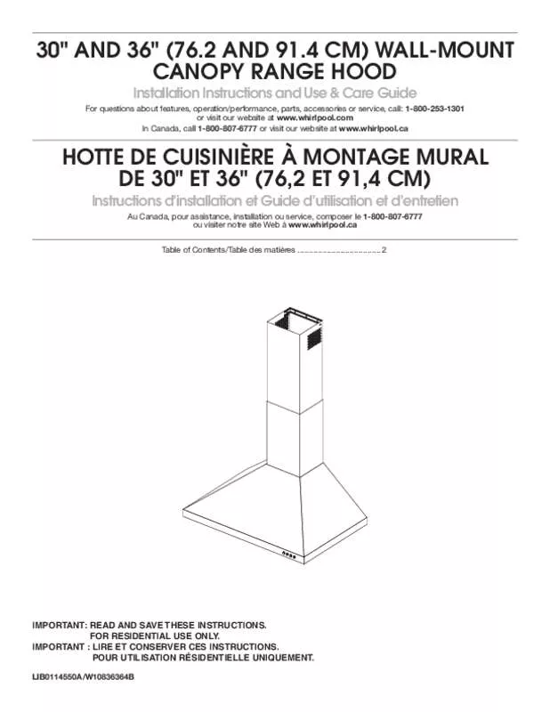 Mode d'emploi WHIRLPOOL WVW53UC0FS