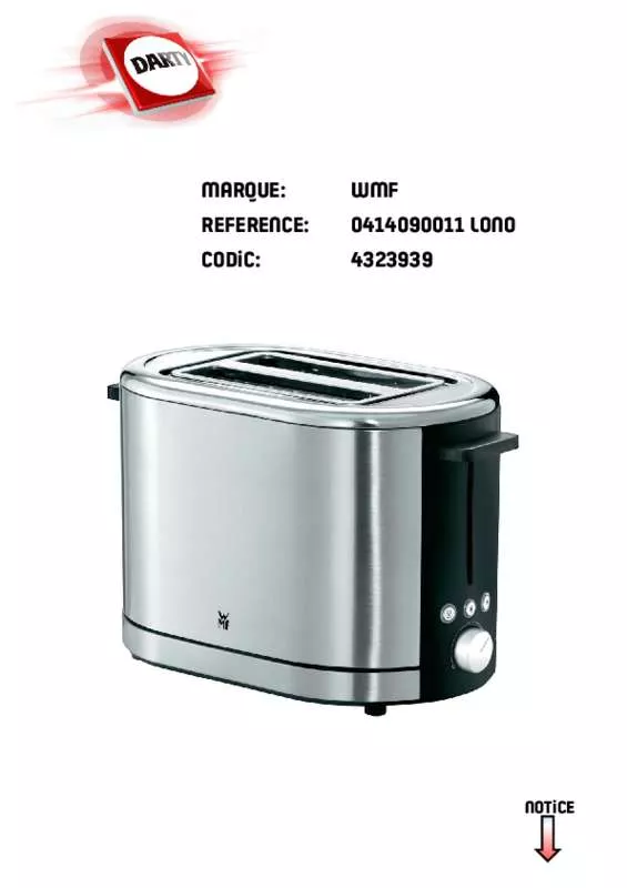 Mode d'emploi WMF TOASTER LONO 0414090011