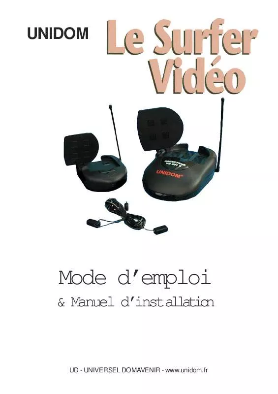 Mode d'emploi X10 VS300