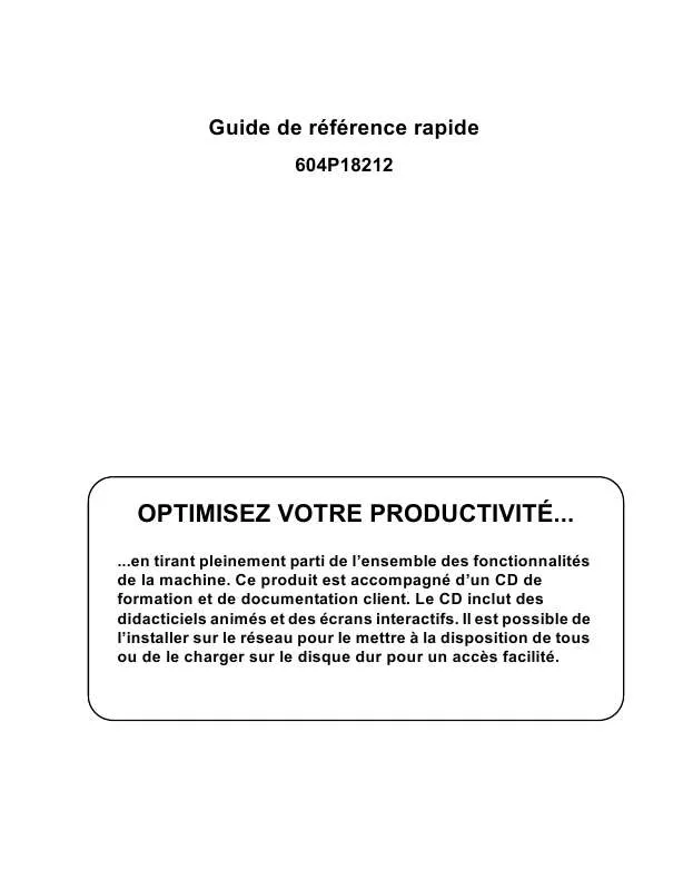 Mode d'emploi XEROX WORKCENTRE 232