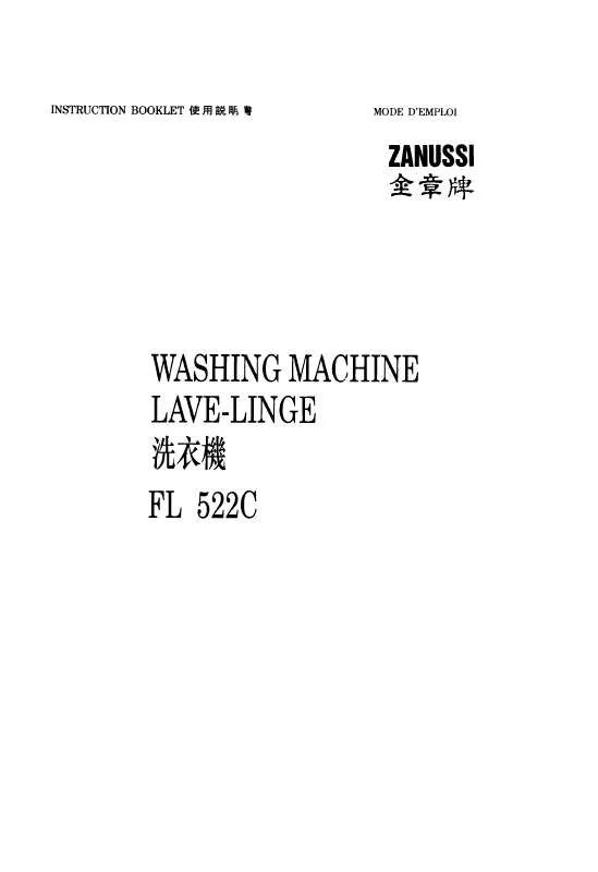 Mode d'emploi ZANUSSI FL522C