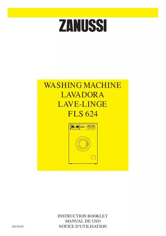 Mode d'emploi ZANUSSI FLS624