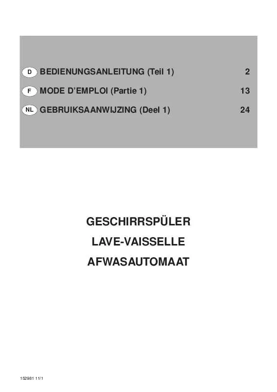 Mode d'emploi ZANUSSI ID6345A