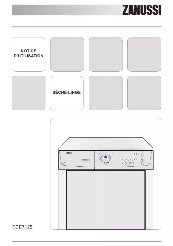 Mode d'emploi ZANUSSI TCE7125