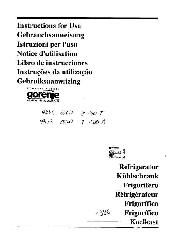 Mode d'emploi ZANUSSI Z160T