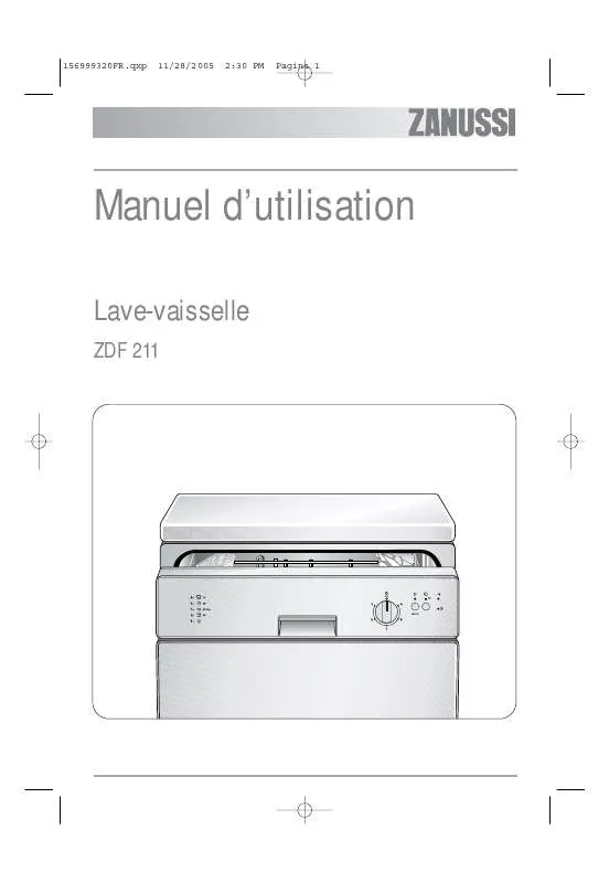 Mode d'emploi ZANUSSI ZDF211