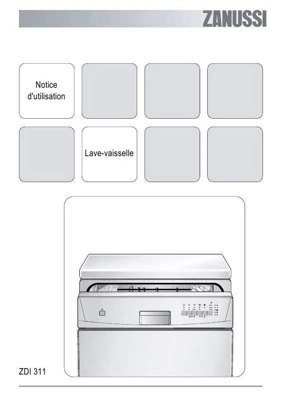 Mode d'emploi ZANUSSI ZDF311S