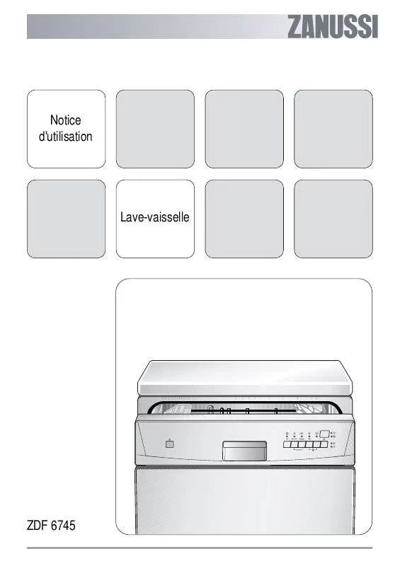 Mode d'emploi ZANUSSI ZDF6745