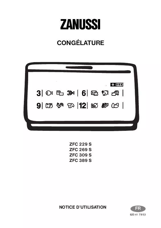 Mode d'emploi ZANUSSI ZFC229S