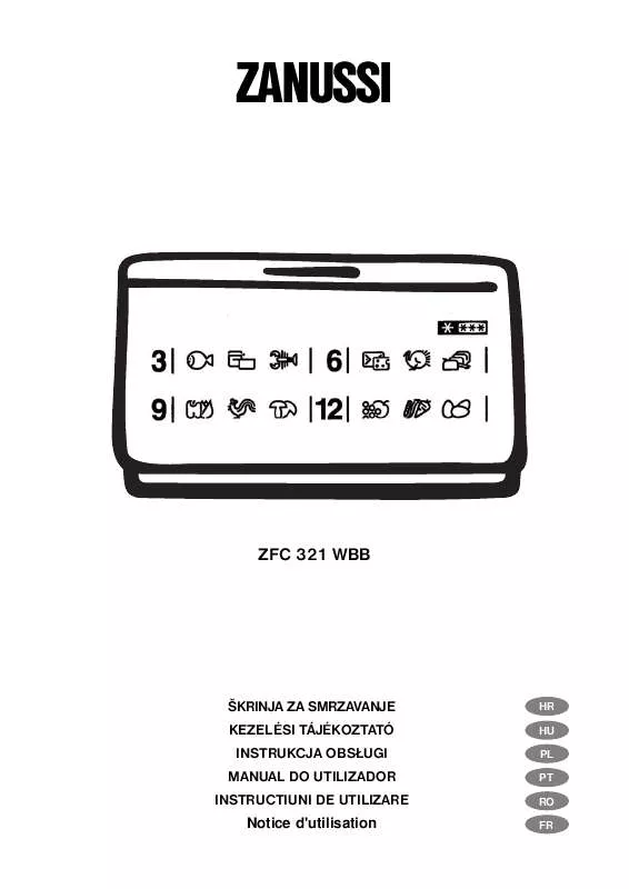 Mode d'emploi ZANUSSI ZFC321WBB