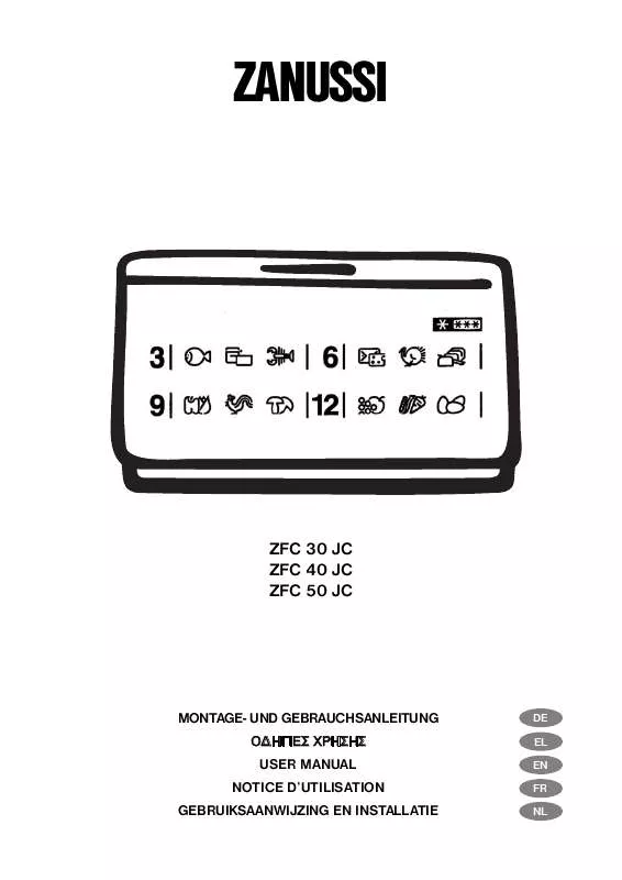 Mode d'emploi ZANUSSI ZFC50JC