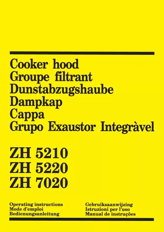 Mode d'emploi ZANUSSI ZH5210X