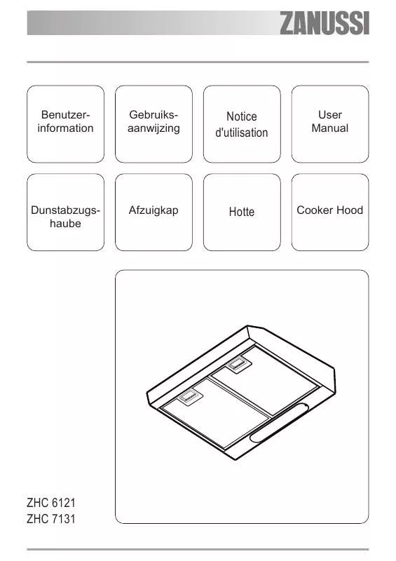 Mode d'emploi ZANUSSI ZHC 6121