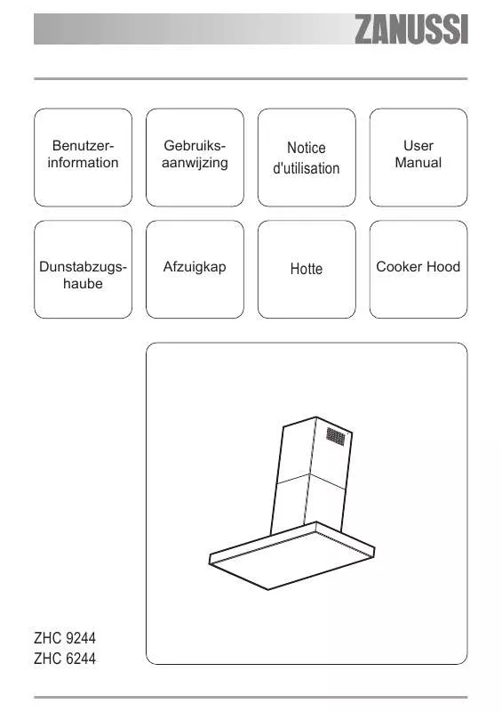 Mode d'emploi ZANUSSI ZHC 9244