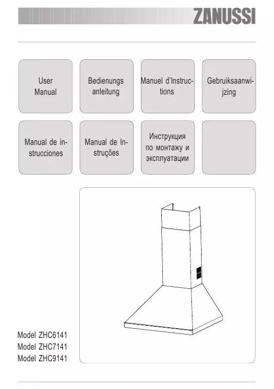 Mode d'emploi ZANUSSI ZHC6141