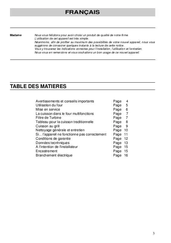 Mode d'emploi ZANUSSI ZHM725B