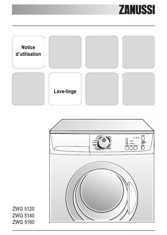 Mode d'emploi ZANUSSI ZWG5120