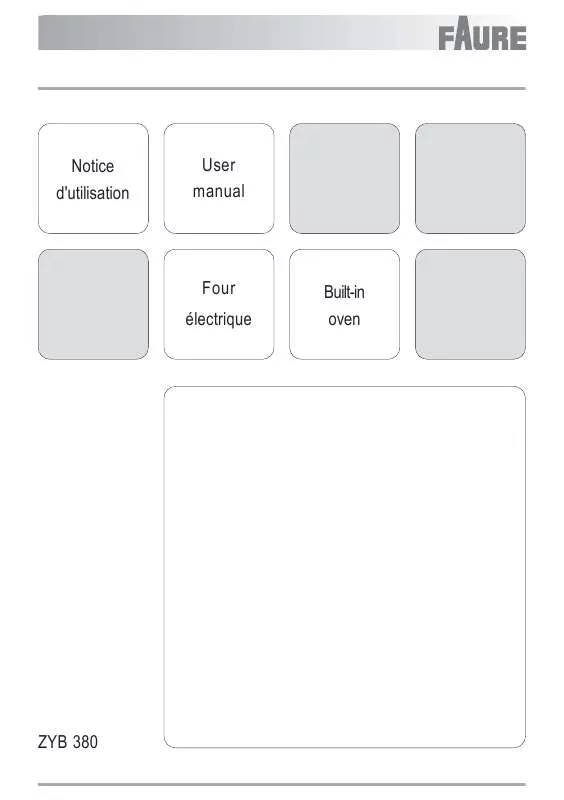 Mode d'emploi ZANUSSI ZYB380X