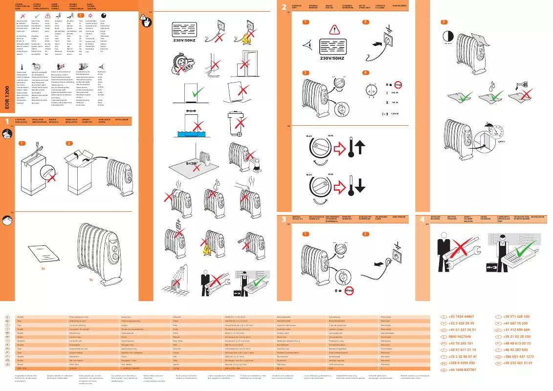 Mode d'emploi ZIBRO EOR 1200